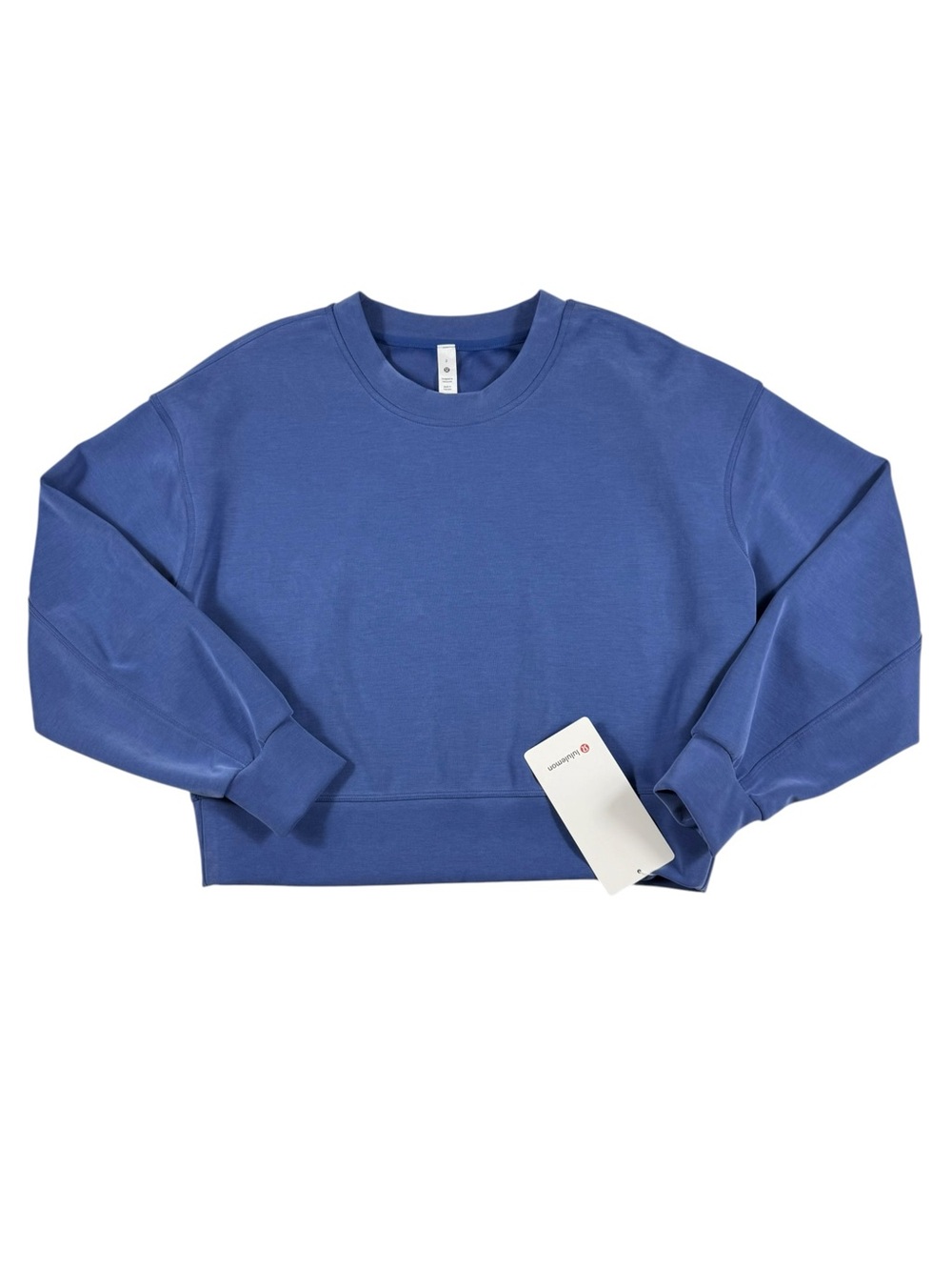 Lululemon Perfectly Oversized Crop Crew, Softstreme, NWT.